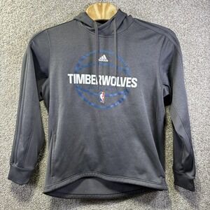 Minnesota Timberwolves Sweatshirt Mens XL Gray NBA Basketball Adidas Hoodie‎